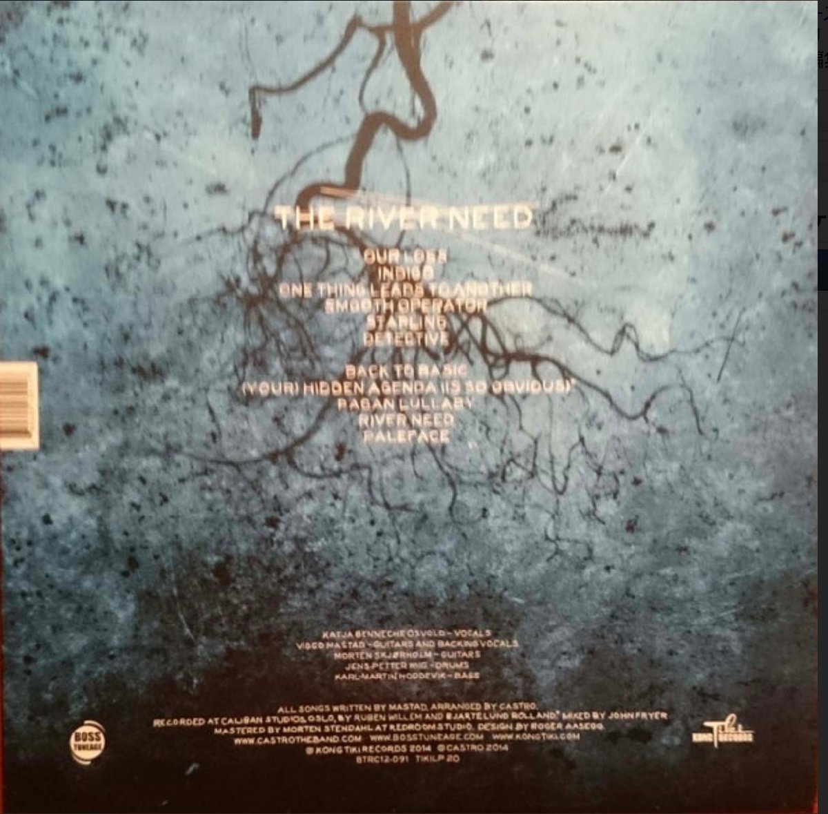 CASTRO-The River Need (UK Ltd.Blue Vinyl LP+CD/ New)_画像2