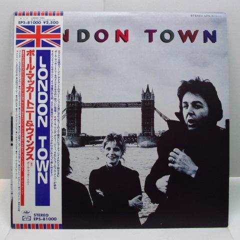 PAUL McCARTNEY & WINGS-London Town (Japan Orig.LP+Obi & Post_画像1