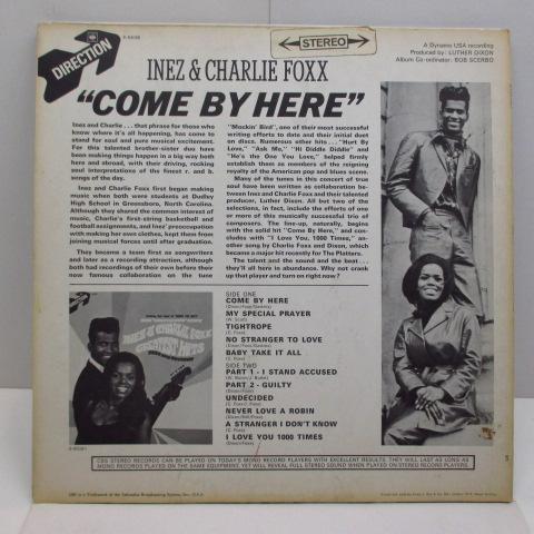 INEZ & CHARLIE FOXX-Come By Here (UK Orig.Stereo LP/CS)_画像2