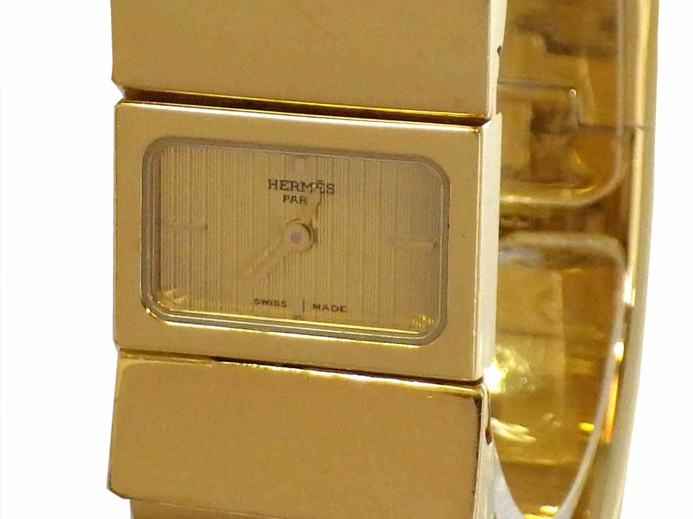 エルメス【HERMES】ロケ 七宝焼きバングル LO1.201 レディース腕時計