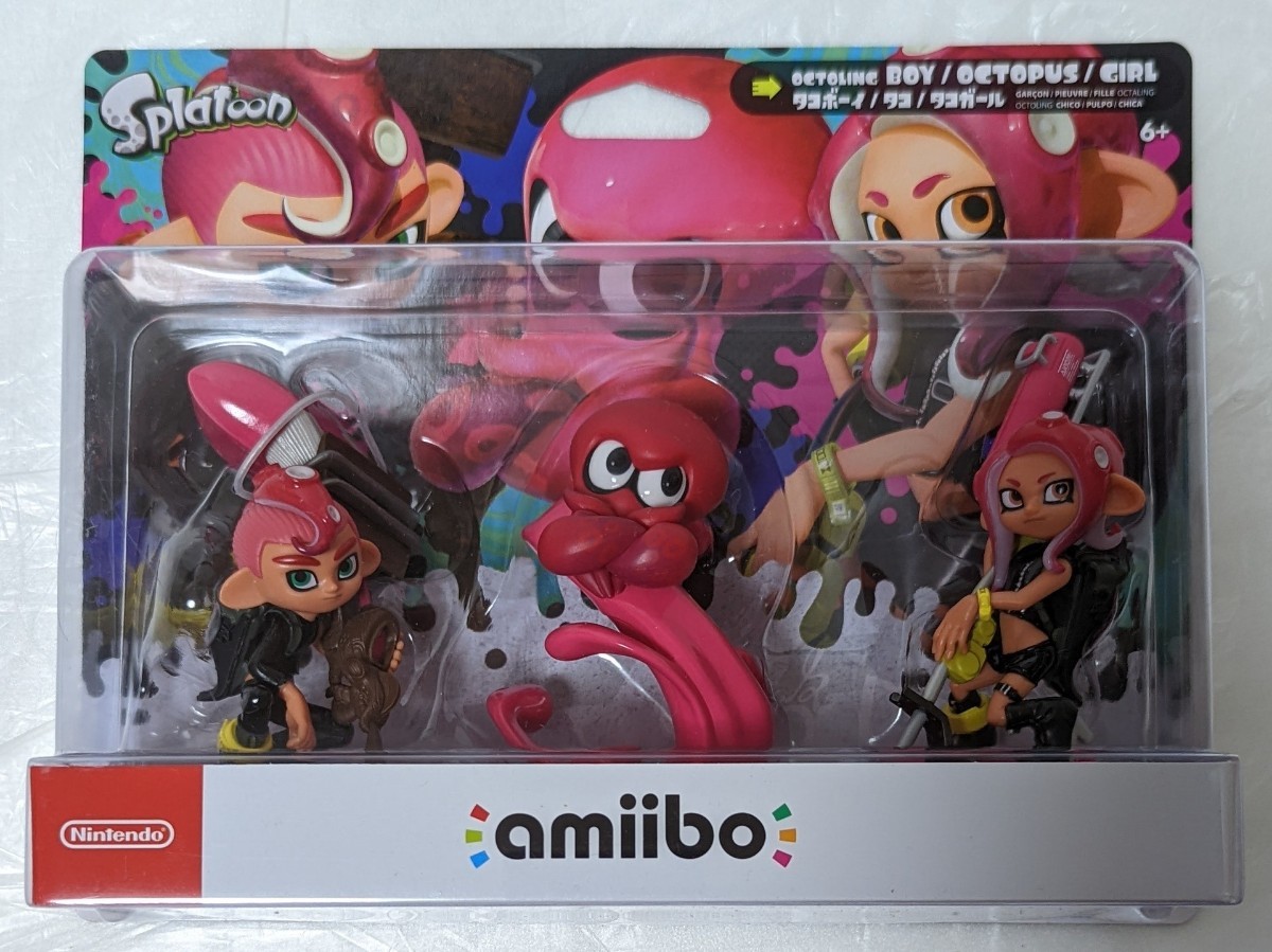 amiibo トリプルセット[タコガール/タコ/タコボーイ] (スプラトゥーンシリーズ)