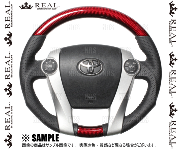 REAL レアル オリジナル (レッドカーボン/ブラックステッチ)　メビウス　ZVW41N　2013/4～ (30-2-RC