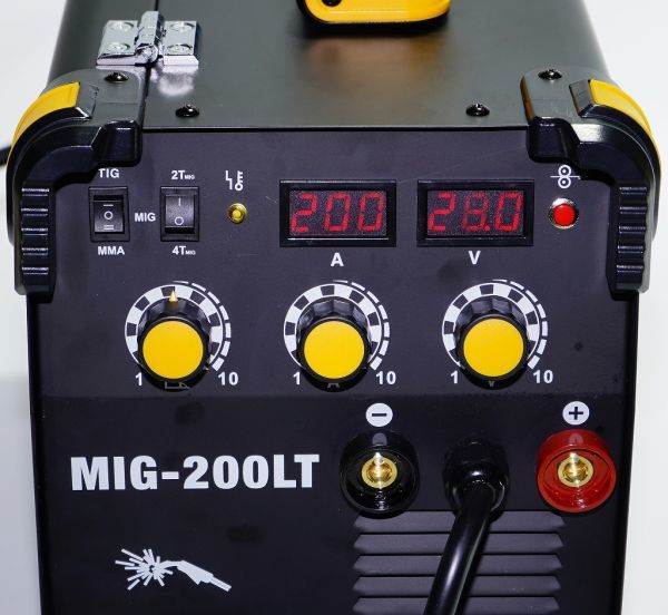 ハイスペック!複合マルチ インバーター式半自動溶接機 MIG-200LT!MIG