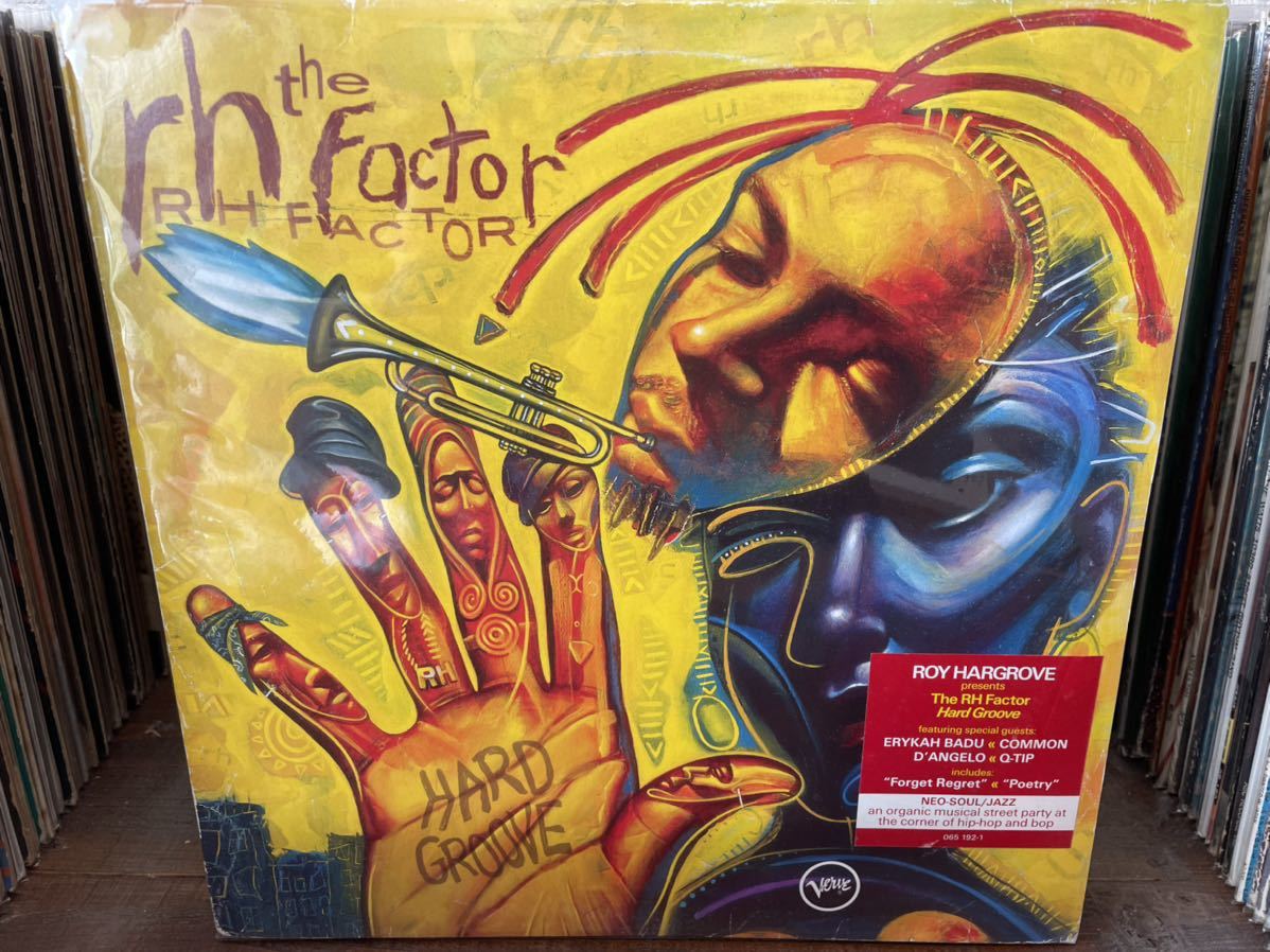 ROY HARGROVE PRESENTS THE RH FACTOR HARD GROOVE LP EU ORIGINAL PRESS!! D'ANGELO ERYKAH BADU Q-TIP_画像1