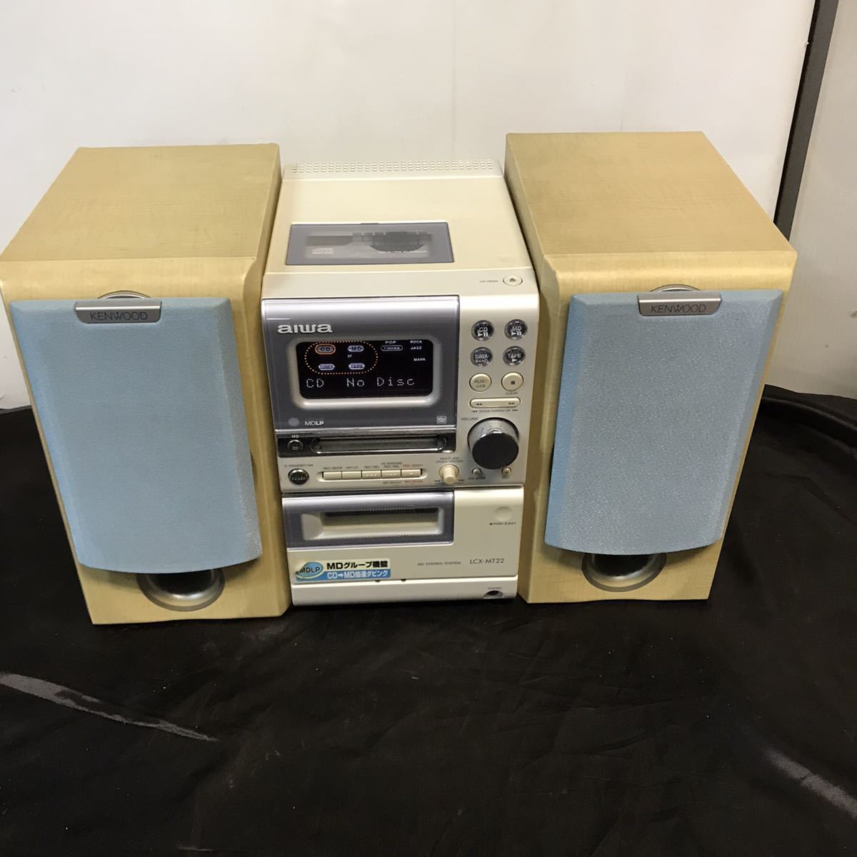 AIWA MD/CD/カセットコンポ CX-LMT22 ジャンク アイワ_画像1