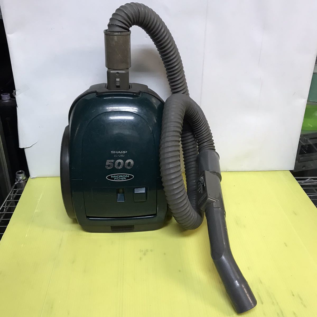 SHARP 紙パック式掃除機500W EC-L10J-G シャープ昭和レトロ Yahoo!オークション - SHARP 紙パック式掃除機 500W EC-L10J-G