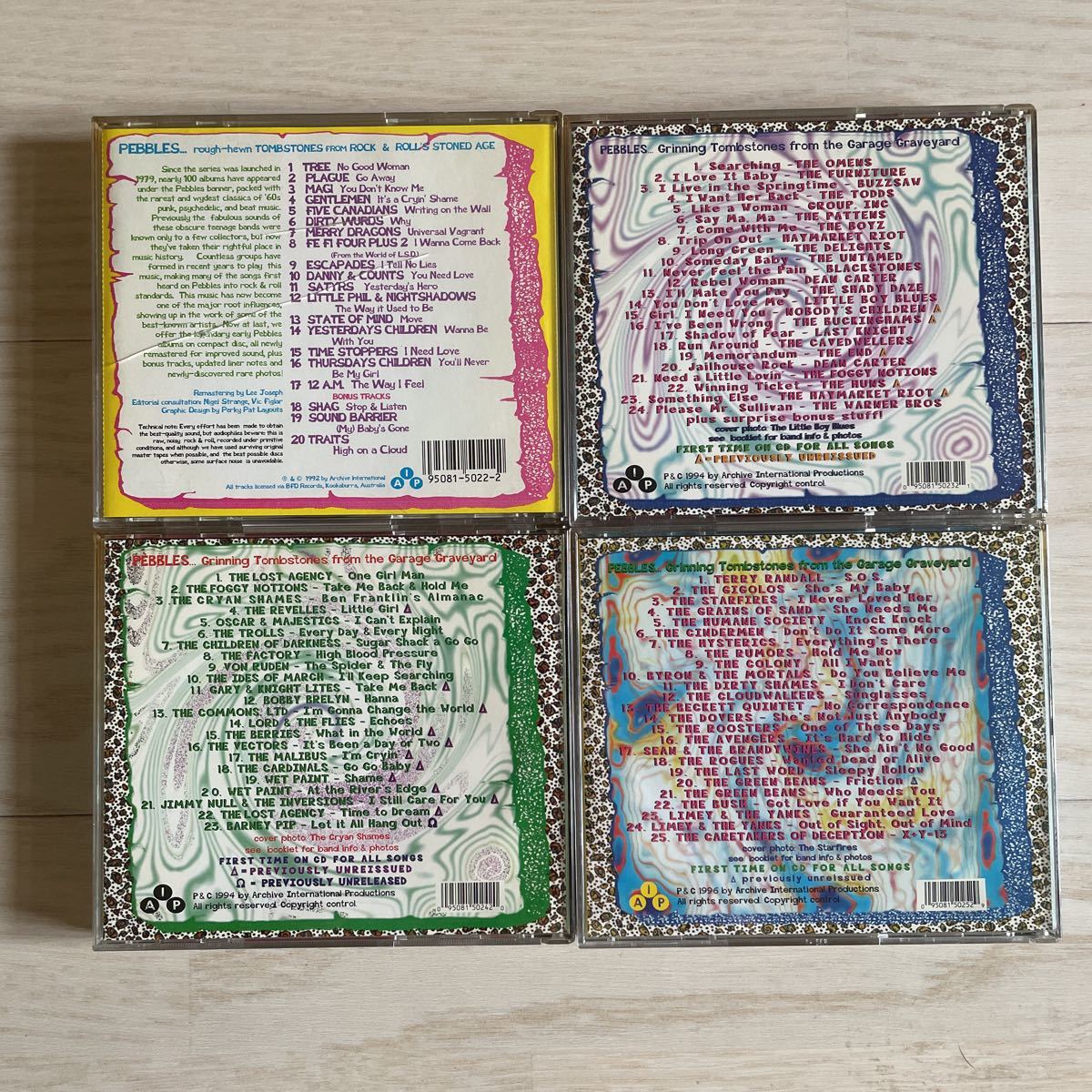 CD】PEBBLES シリーズ10枚セット ガレージパンク garage punk ペブルス
