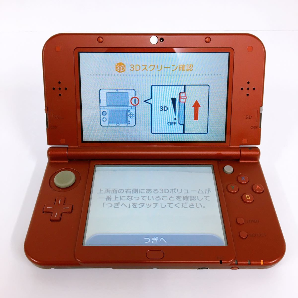 上質で快適 3DS Newニンテンドー3DS LL メタリックレッド 充電器付き