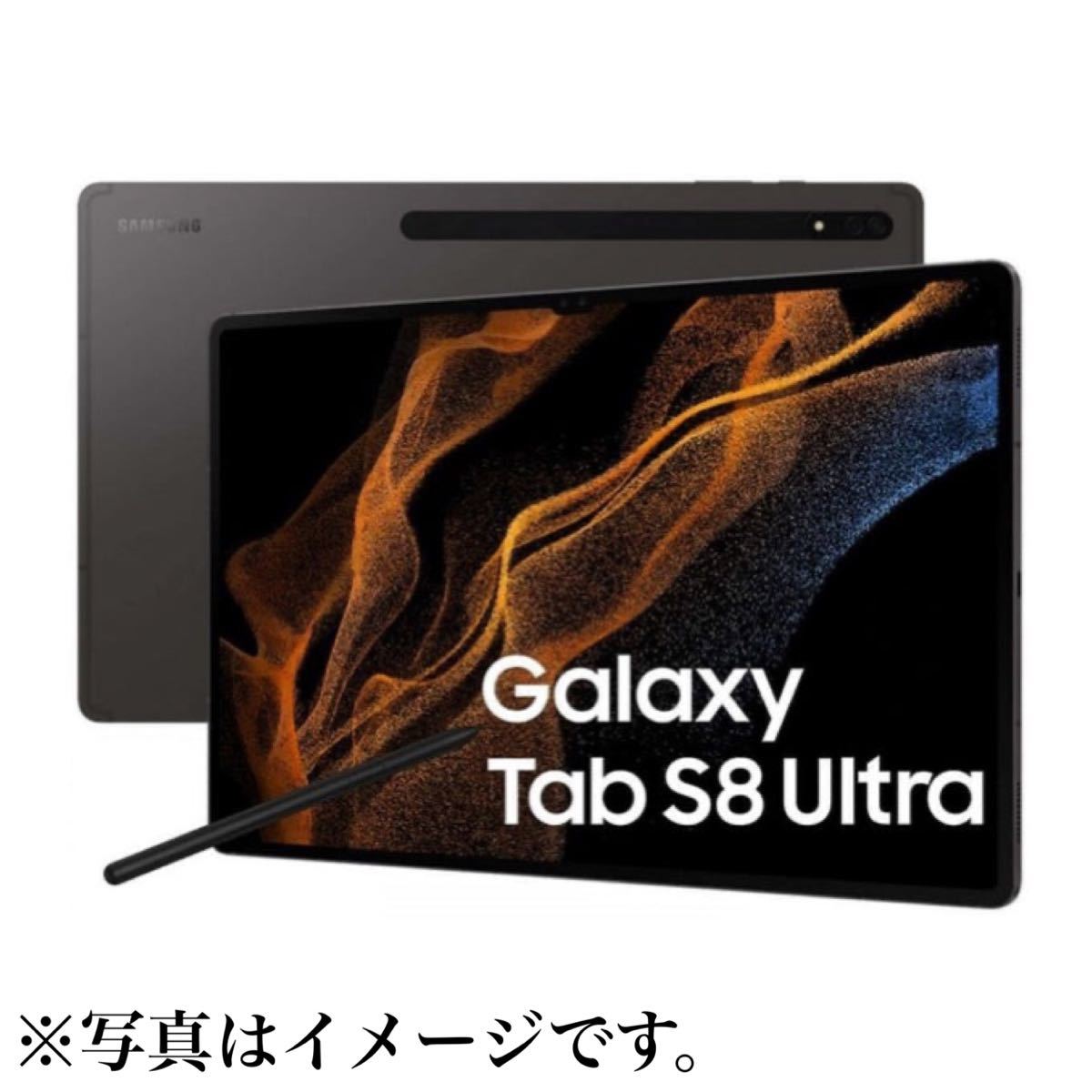40【未使用】Samsung Galaxy Tab S8 Ultra Wi-Fi SM-X900セット Graphite ギャラクシー タブレット 自宅保管品_画像1