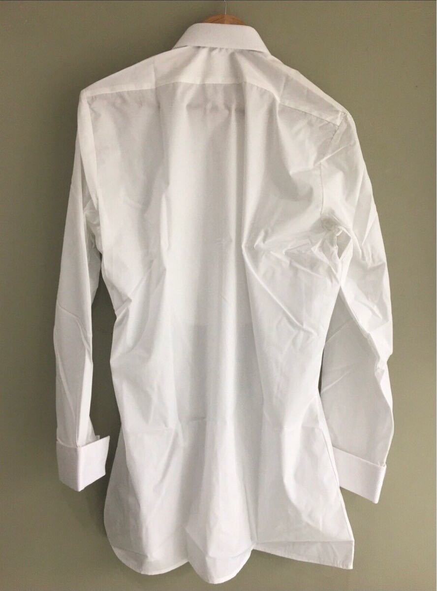【新品】イギリス軍 マルセラシャツ ワイシャツ 長袖シャツ ドレスシャツ 白シャツ