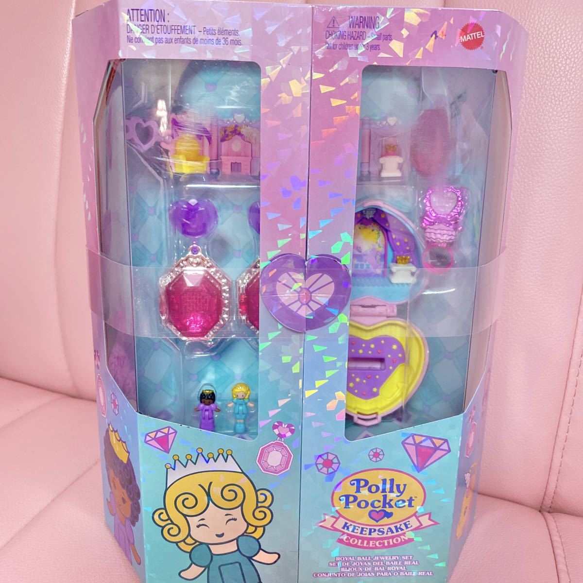ポーリーポケット ジュエリーセット ハート コンパクト アクセサリー
