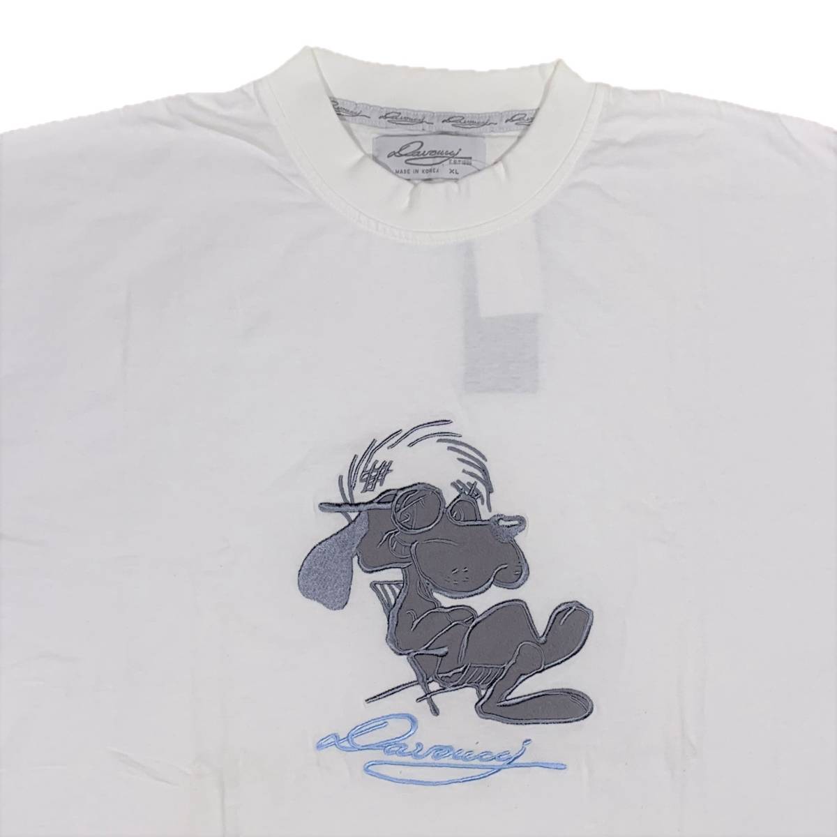 Davoucci ダボーチ ドッグキャラロゴ 半袖 Tシャツ（ホワイト）XXXL [並行輸入品]_画像3