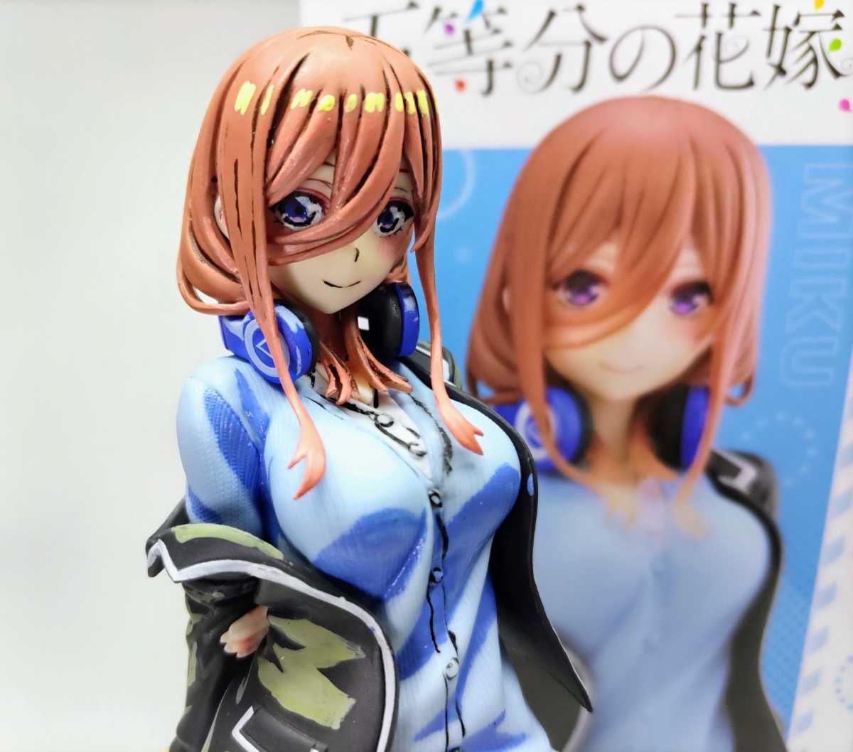 五等分の花嫁 中野三玖フィギュアリペイント Yahoo!オークション - 五等分の花嫁 中野三玖 リペイントフィギュア