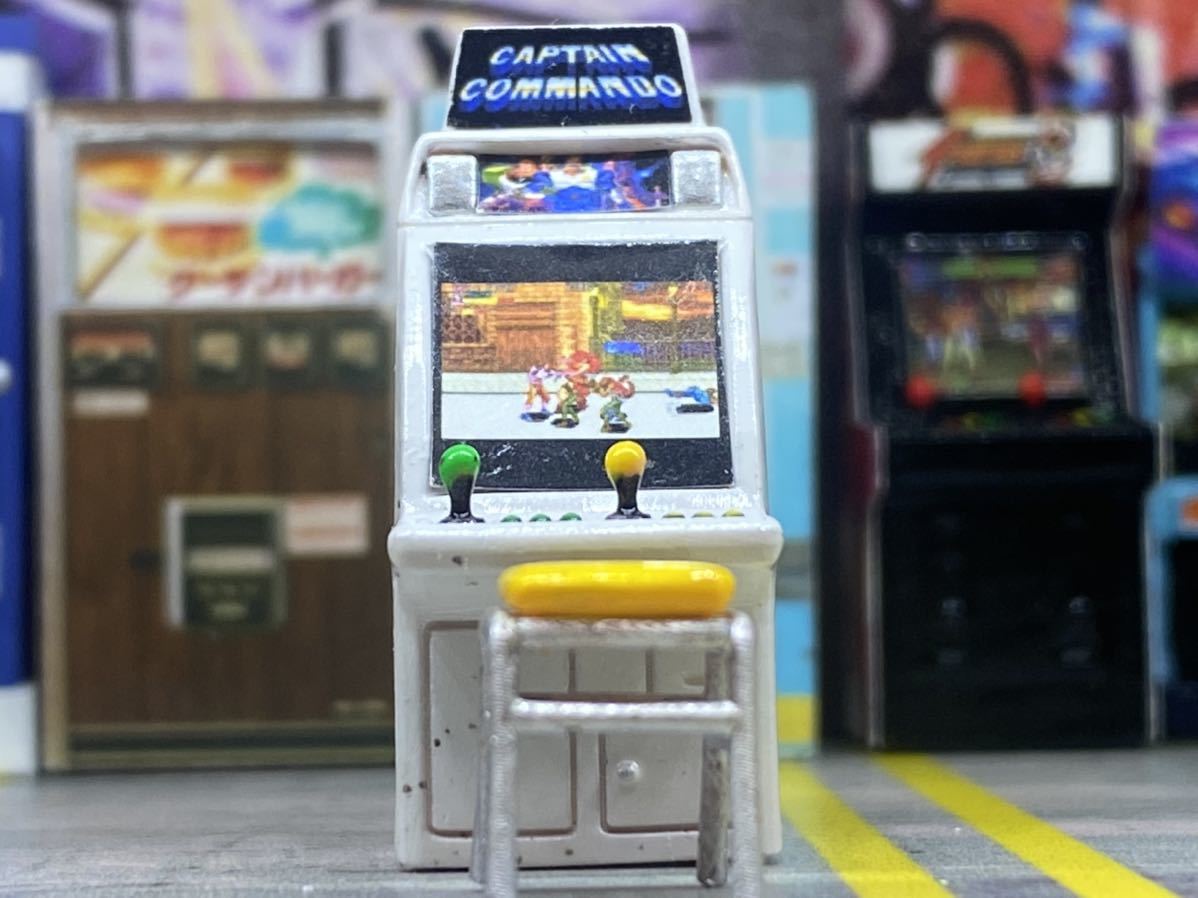 1/64 шкала аркадные игры машина стул имеется схватка игра geo лама фигурка Mini в Японии не продается Street Fighter Tomica 