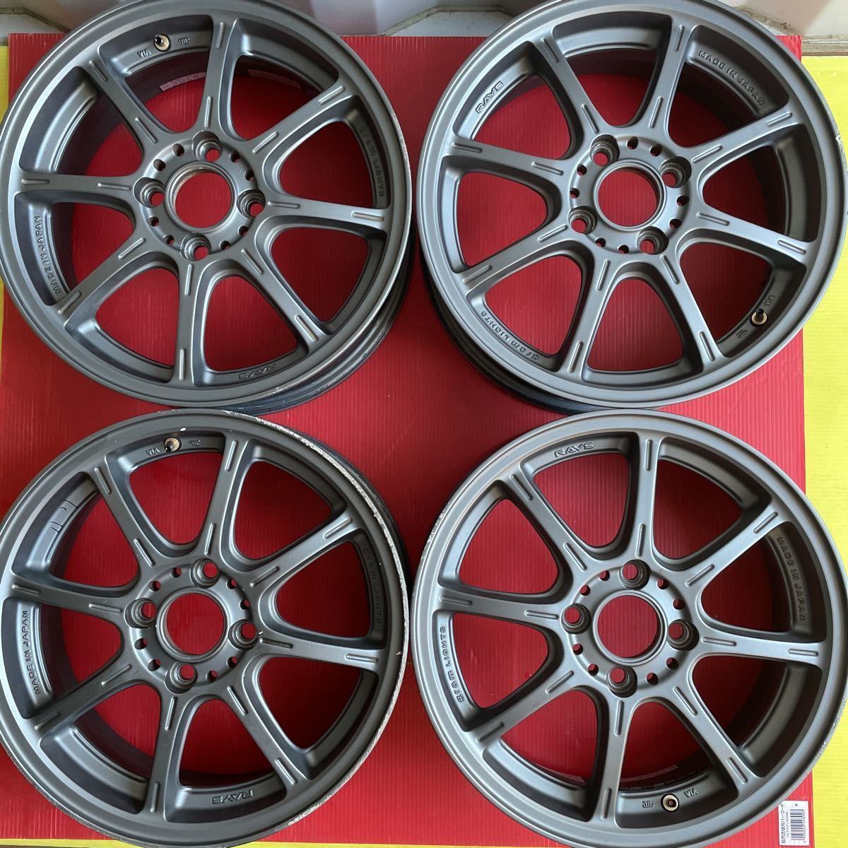 RAYS gram LIGHTS 57G 15x5J +45/PCD 100/H4/ハプ経約:63mm 傷汚れ