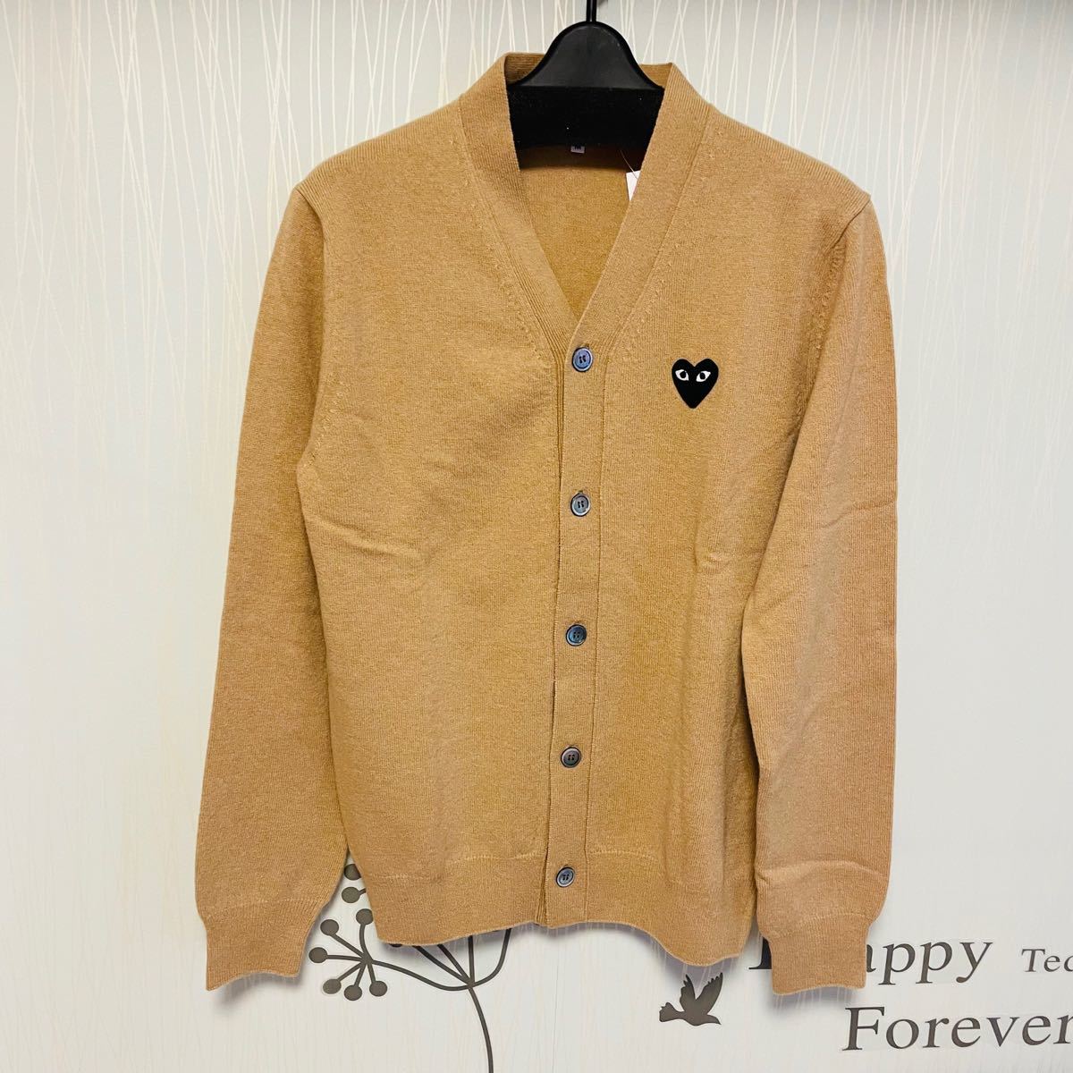 新入荷】 COMME des GARCONS メンズ ハートロゴ カーディガン