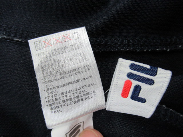 【送800円】4773　FILA　フィラ　レディース　アウター　ジャージ　トラックジャケット　ジップアップアウター　ドット柄　ネイビー　LL_画像10