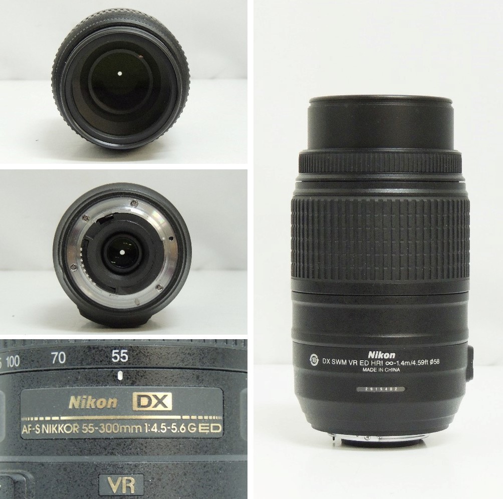 □　Nikon　ニコン　D3500　デジタル一眼レフカメラ　本体　レンズ　AF-S NIKKOR 55-300㎜ 1:4.5-5.6G ED　動作品　中古品　保管品　③_画像8