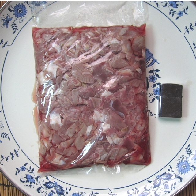 珍品「国産鶏「砂肝銀皮 端材1kg」 生冷凍/業務用_画像6