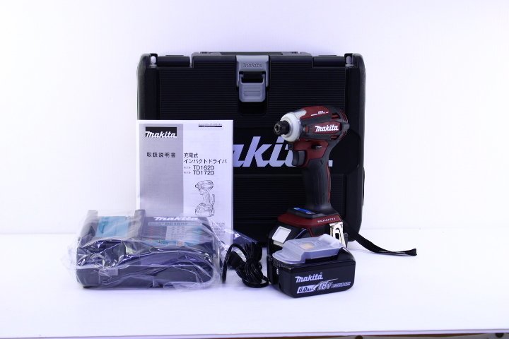 ○未使用 makita/マキタ TD172DGXAR 充電式インパクトドライバ 18V 6.0