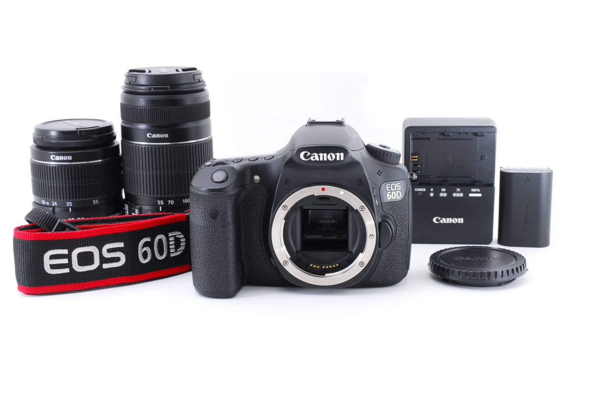 日本製国産 Canon EOS 60D ダブルズームキットの通販 by 撮るしみを