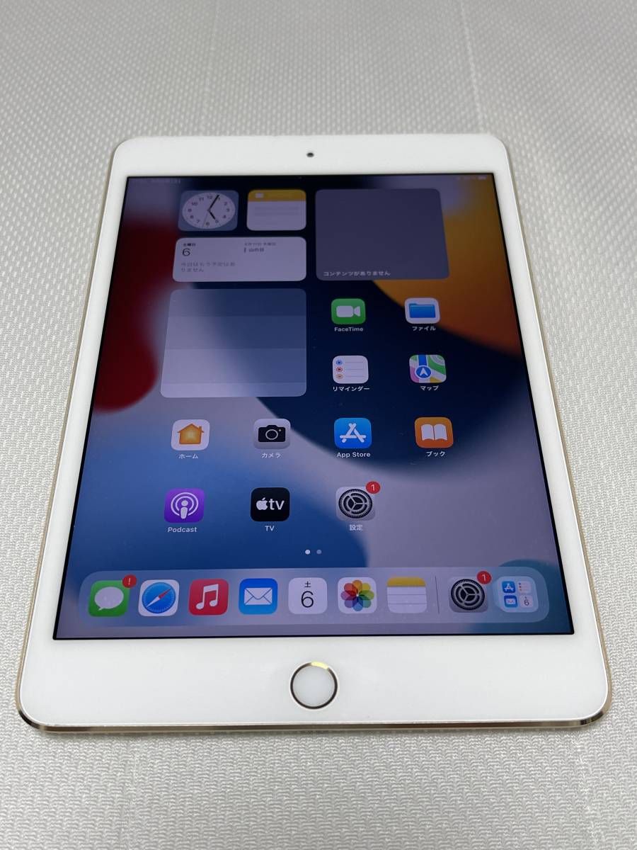 docomo Apple iPad mini 4 Wi-Fi + Cellular 128GB ゴールド MK782J/A