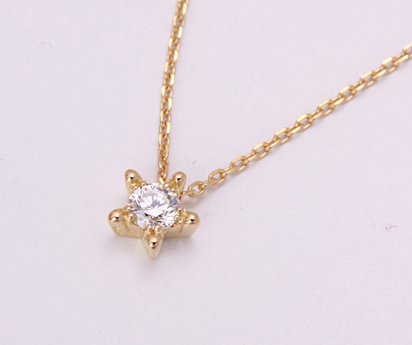 WEB限定】 《質屋出品》スタージュエリー☆k18天然ダイアモンド0.20ct