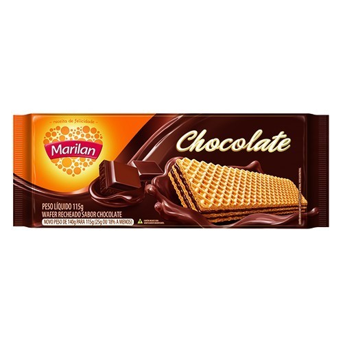  wafers chocolate ma lilac n115g Wafer Chocolate Marilan