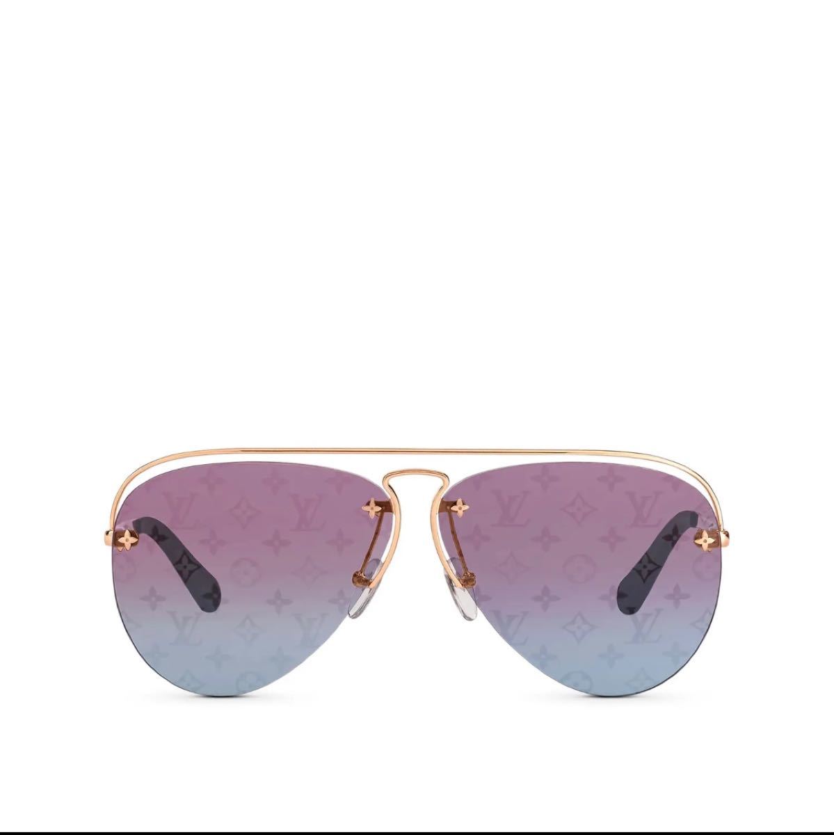 LOUIS VUITTON レディース サングラス パープル-