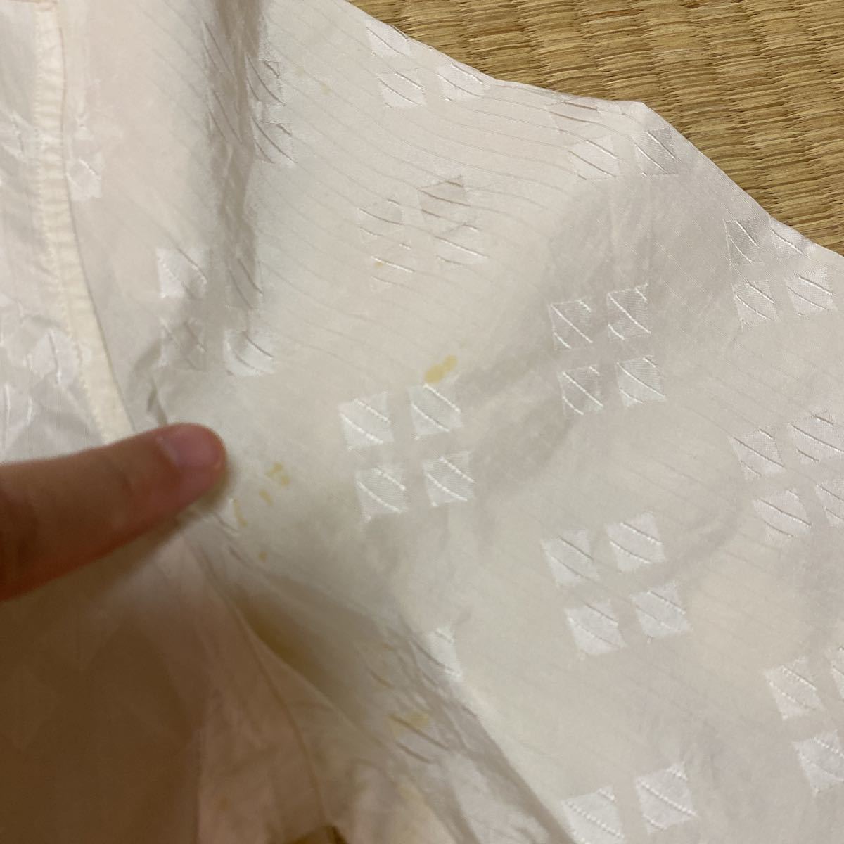 白シャツ MARC JACOBS マーク ジェイコブス 4 シルク 絹 コットン 綿