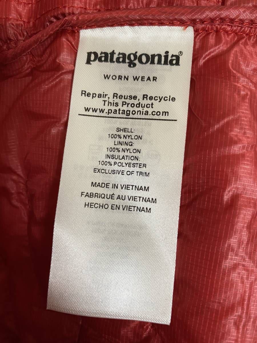 パタゴニア マイクロ パフ ジャケット patagonia micro puff jacket ライトダウン 84065 L FIRE レッド_画像4