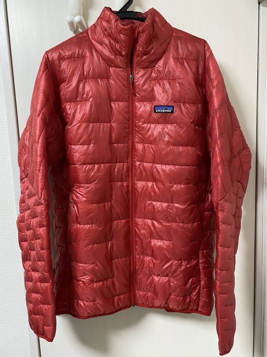 パタゴニア マイクロ パフ ジャケット patagonia micro puff jacket ライトダウン 84065 L FIRE レッド_画像1