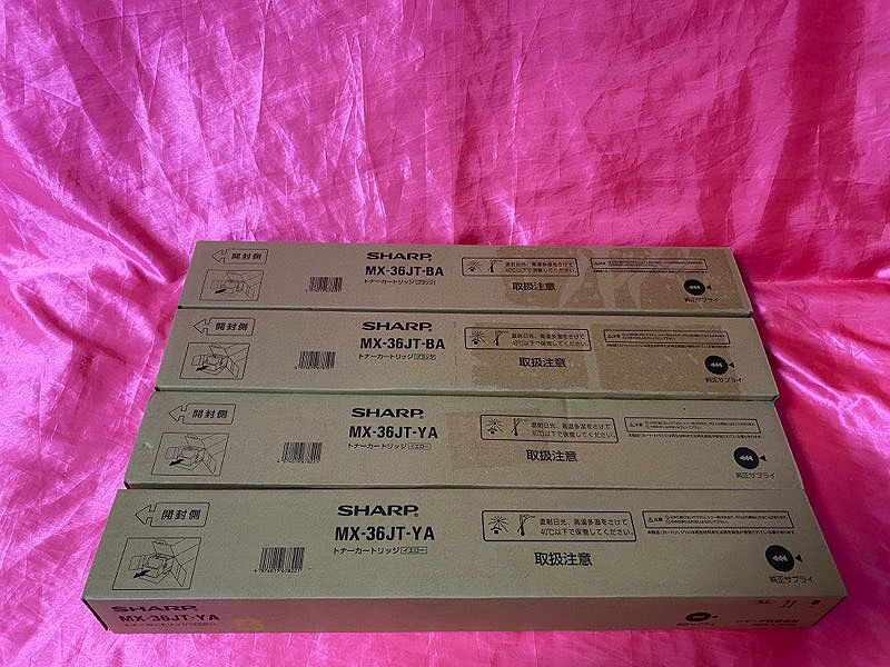 期間限定即決特価!□シャープ 純正トナー MX-36JT CA/MA/YA/BA 4色2