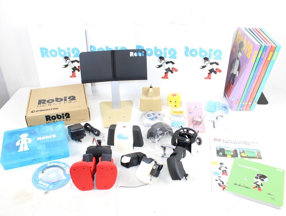 ギフト デアゴスティーニ Robi2 ロビ2 専用バインダー ヘッドホン付