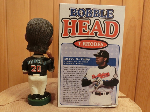 コレクション 近鉄バファローズ タフィ・ローズ選手 T.RHODES 人形 置物 BOBBLE HEAD_画像1