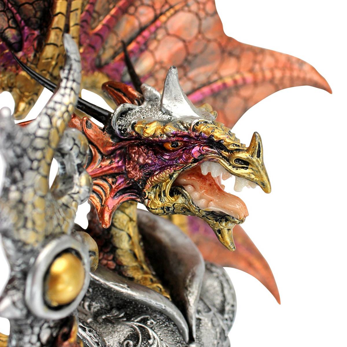 ヤフオク 美しい竜騎士 ドラゴンナイト置物彫刻彩色フィギ