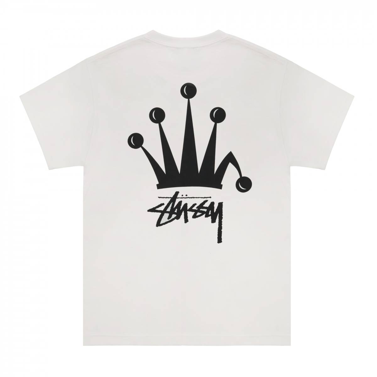 新品 未使用 国内正規品 ◆ Stssy x DSM T-Shirt Retrospective DSM Crown Tee 白 ホワイト サイズS ◆_画像1