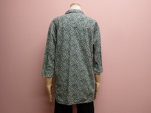  free shipping le Glazik tunic blouse *36Vrug radio-controller k/7 minute sleeve / shirt / floral print /22*8*2-2