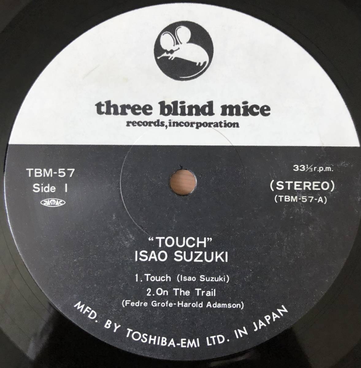 美盤 鈴木 勲 / タッチ touch TBM-57 帯付き LP レコード ISAO SUZUKI