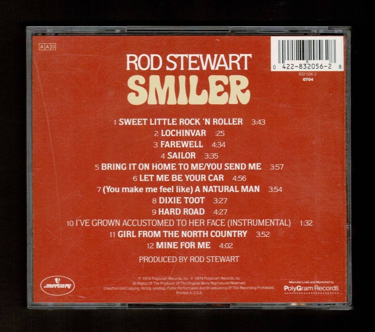 【832 056-2/西独盤】ロッド・スチュワート/スマイラー　Rod Stewart/Smiler　West Germany_画像2