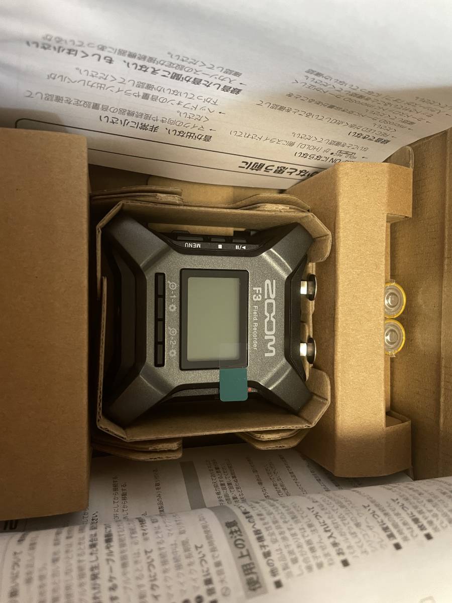 ZOOM F3 Field recorder フィールドレコーダー 32bit float ズーム