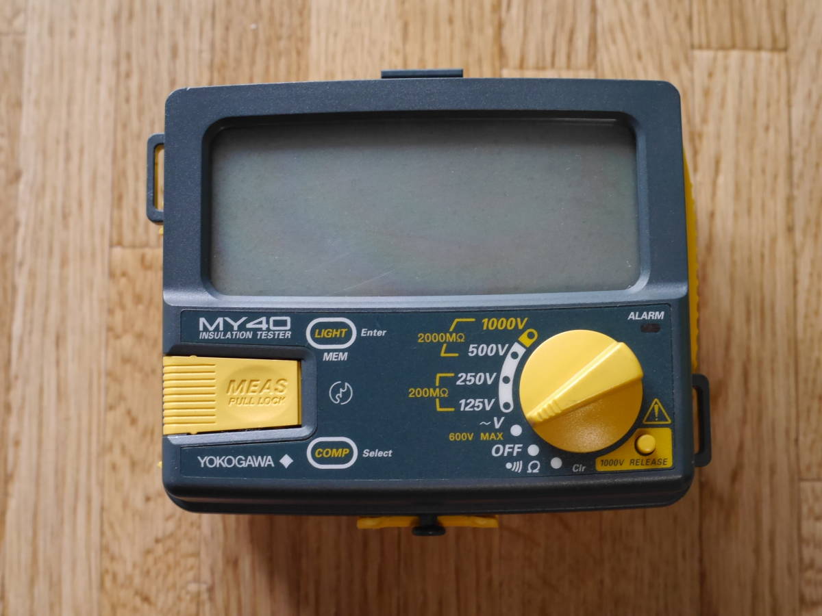YOKOGAWA/横河電機 デジタル絶縁抵抗計 MY40 ジャンク 販売限定 YOKOGAWA デジタル絶縁抵抗計 MY40 工具/メンテナンス