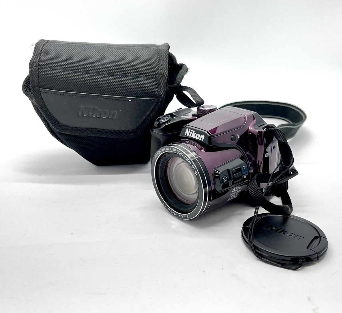 動作品□Nikon デジタルカメラ COOLPIX B500 光学40倍ズーム 1602万