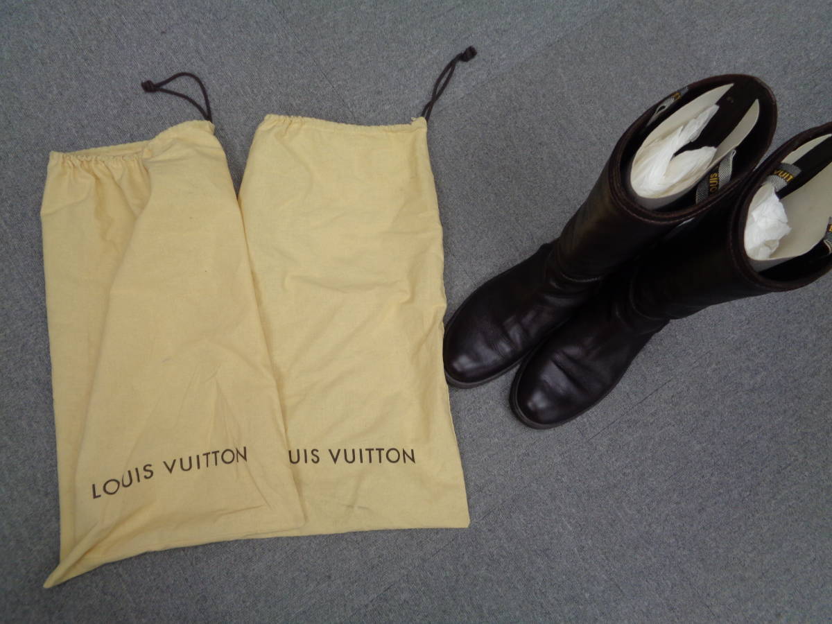 超貴重 顧客のみ!! Louis Vuitton ユタシリーズ スニーカーソール仕様のエンジニアブーツSIZE ８ハーフ (27.5から28センチ) バークブラウン_画像8