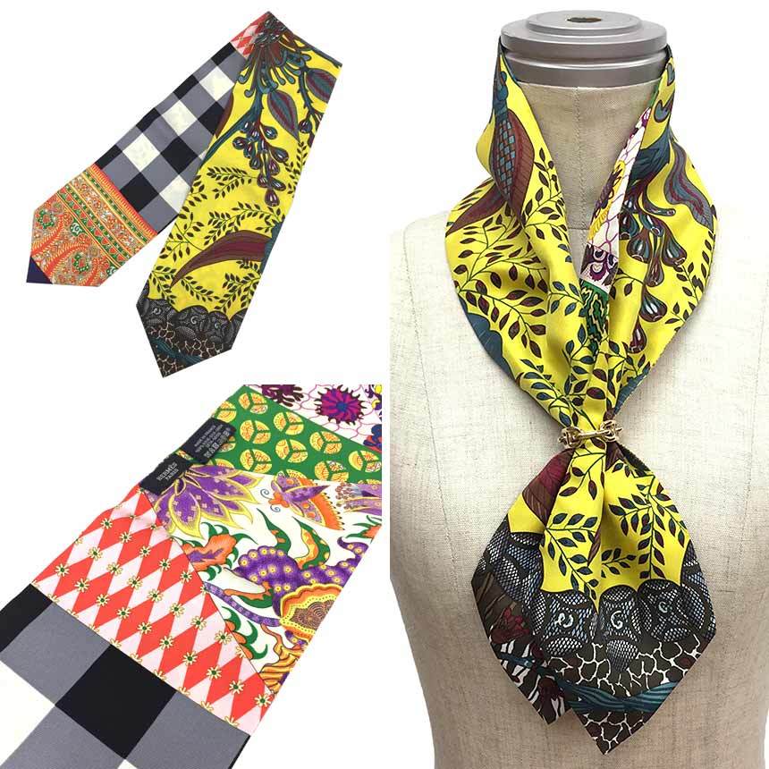 HERMES エルメス ツイルアップ TWILL UP Scarf 南アフリカの花々 タイ