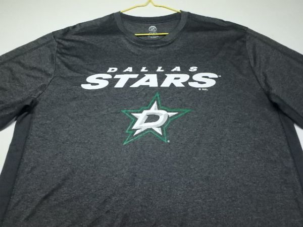 ダラススターズ NHL ホッケー 吸汗速乾 長袖Tシャツ プラシャツ L～XLの画像3