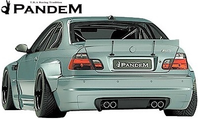 【M's】BMW E46 M3 クーペ (2000y-2006y) PANDEM ワイドボディキット 4点 (FL+LS+FF+RF)／／3シリーズ FRP製 TRA京都 パンデム エアロ_画像3