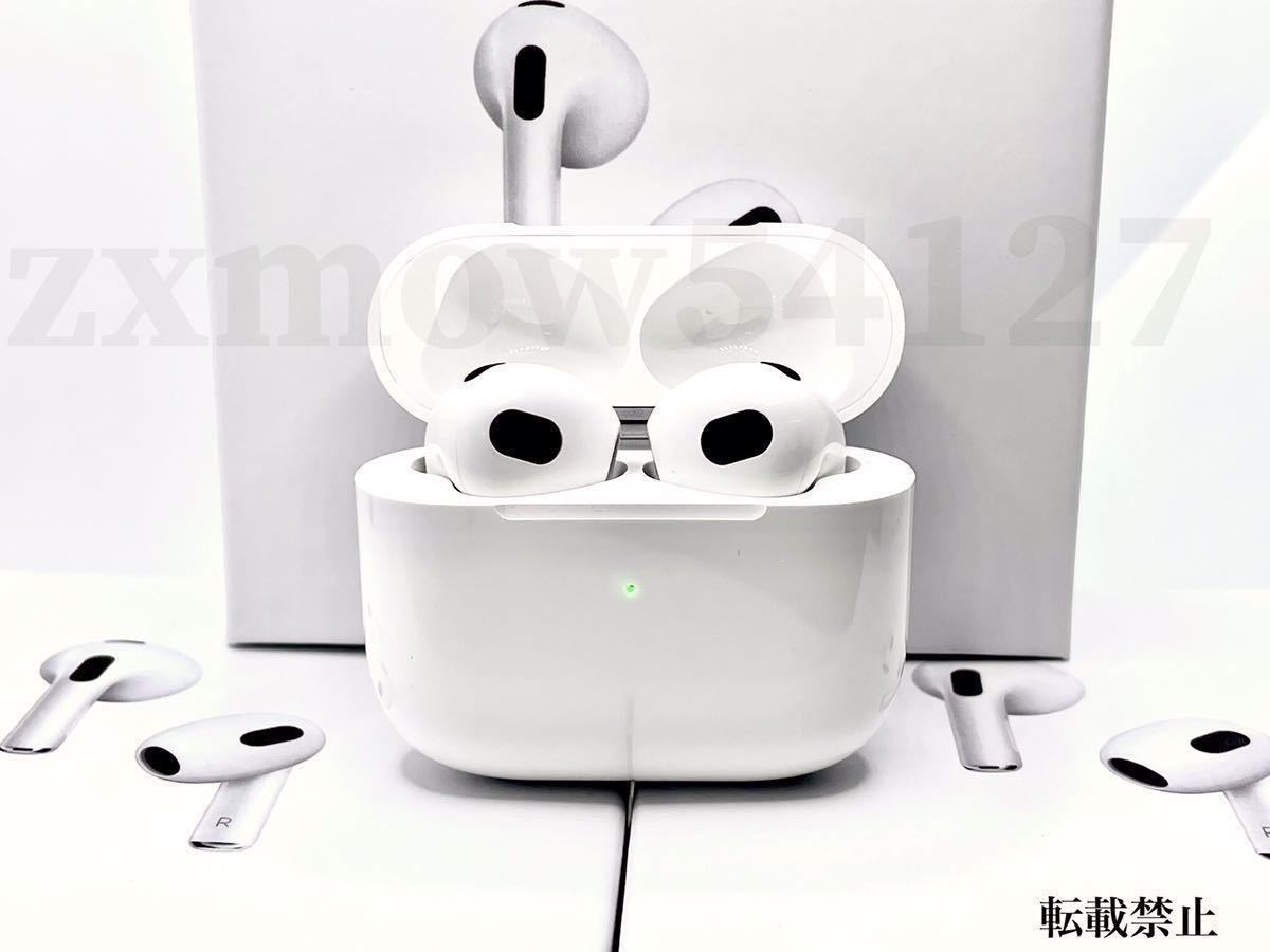 【2022最新】AirPods 第3世代 互換品 Proシリーズ TWS 充電ケース付 ワイヤレスイヤホン Android iPhone8 X 11 12 13 Bluetooth 高音質_画像3