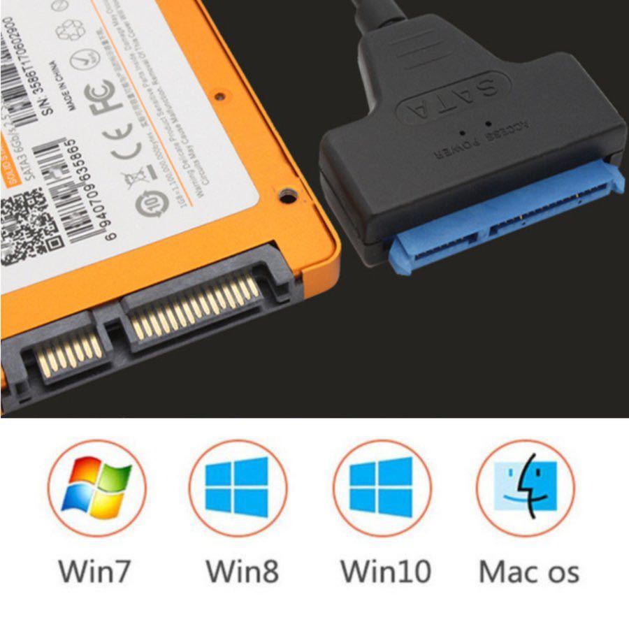 sata変換ケーブル USB sata USB3.0 ディスプレイアダプタ HDD SDD 変換アダプタ 高速転送 23cm 簡単接続 6Gbps_画像5