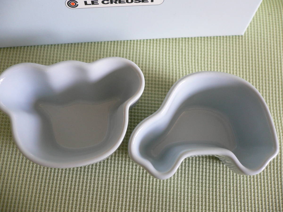 ＄ル・クルーゼ (Le Creuset) 　ベビー・ツイン・ラムカン　コースタルブルー　新品！_画像3